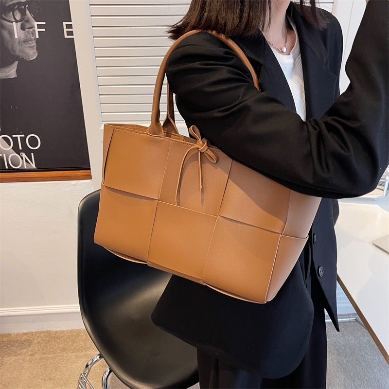 高級感洋氣單肩大容量百搭手提托特包-Cicichill