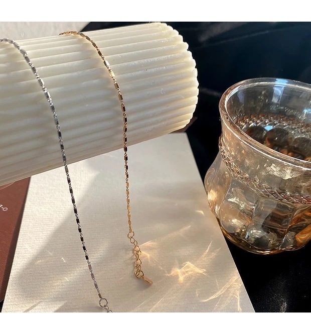 Ins風小眾設計感簡約小方塊氣質冷淡風手鍊-Cicichill