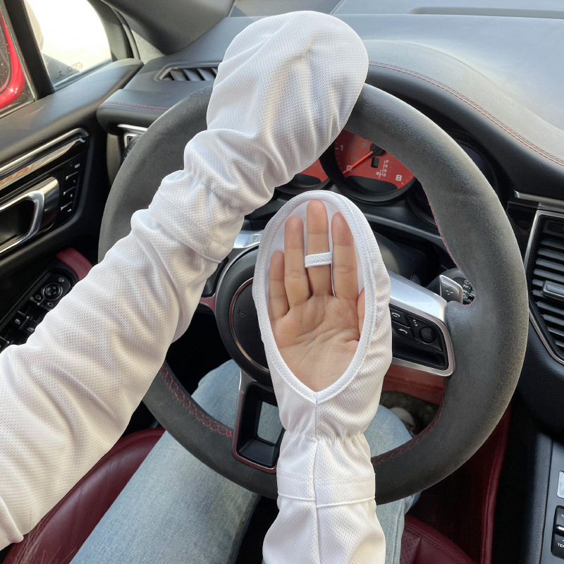 涼爽防曬冰袖手套寬鬆護臂防紫外線冰袖