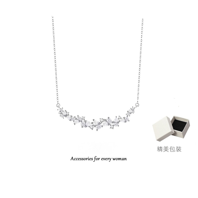 輕奢小眾精緻高級感s925銀紫藤花手鍊/項鍊-Cicichill