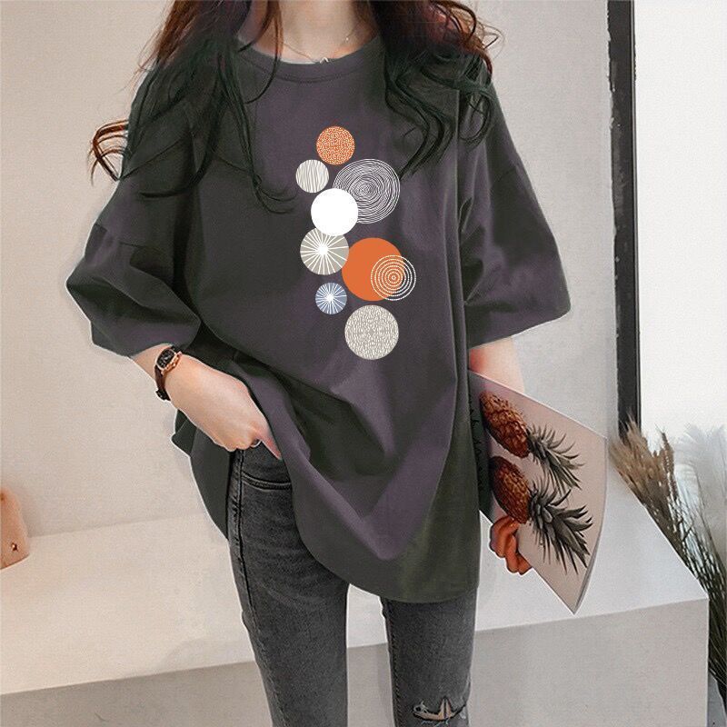 韓版寬鬆顯瘦小眾設計感ins短袖