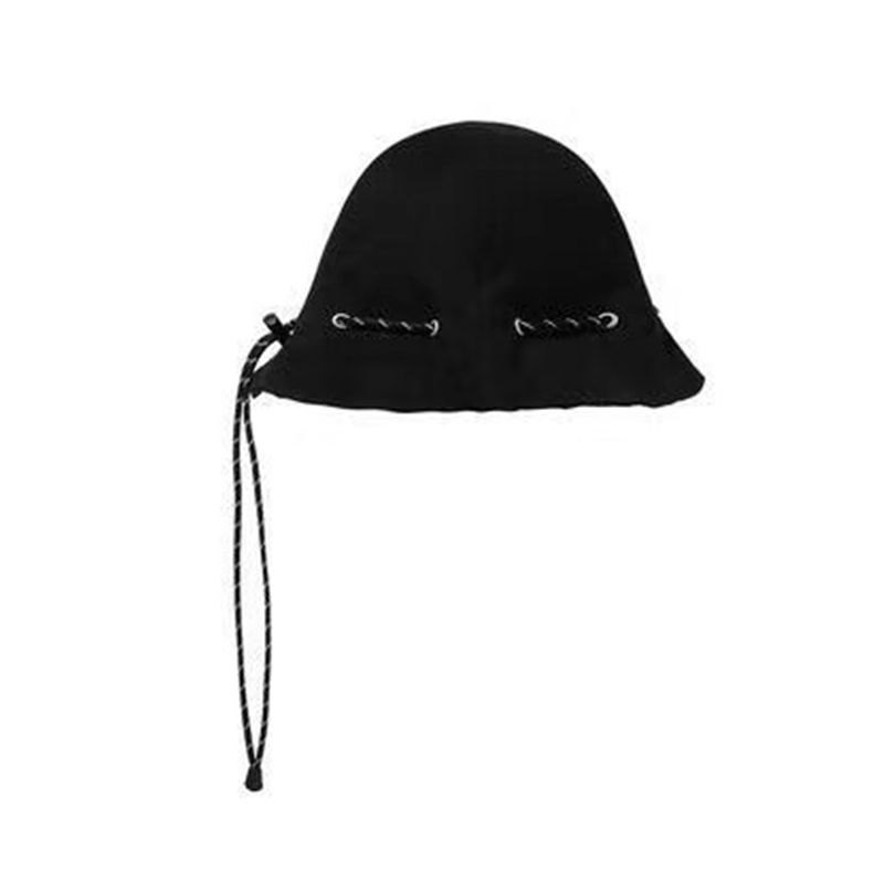 日系防曬抽繩設計兩用可斜挎可折疊漁夫帽-Cicichill