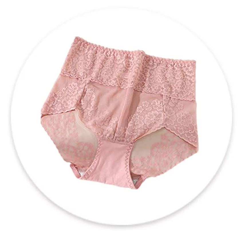 透氣收腹蕾絲舒適抗菌彈力提臀收腹內褲-Cicichill