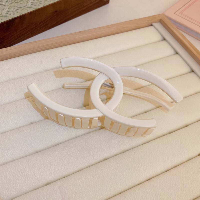 經典百搭高級感簡約髮量多盤髮後腦勺鯊魚夾髮飾