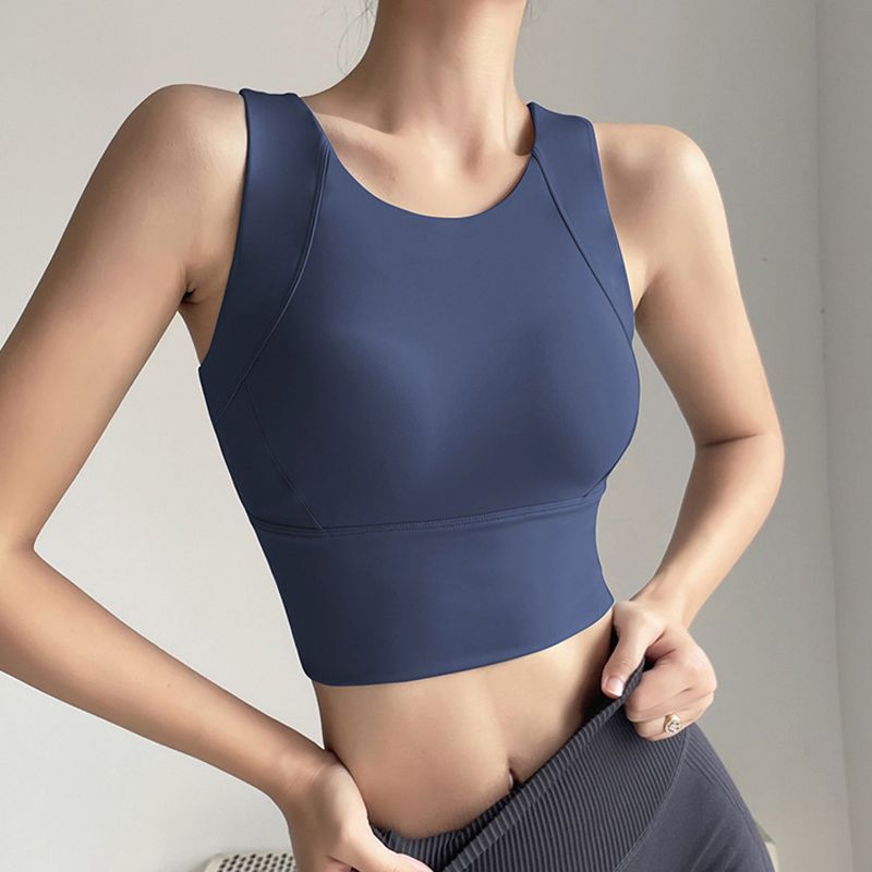 高強度瑜伽背心減震聚攏定型運動防震跑步健身內衣-Cicichill