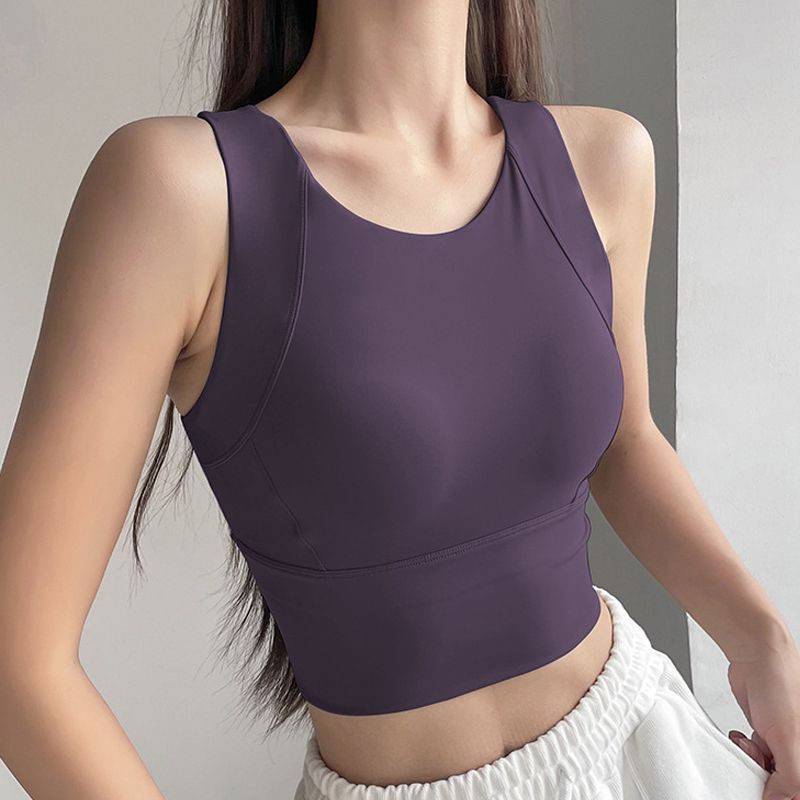高強度瑜伽背心減震聚攏定型運動防震跑步健身內衣-Cicichill