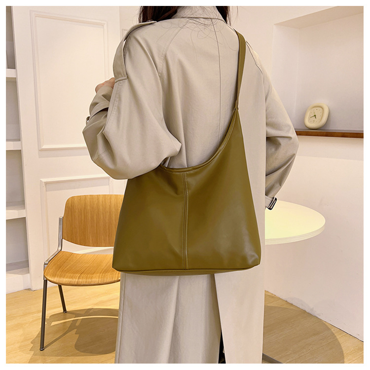 流行高級質感單肩腋下包大容量包包-Cicichill