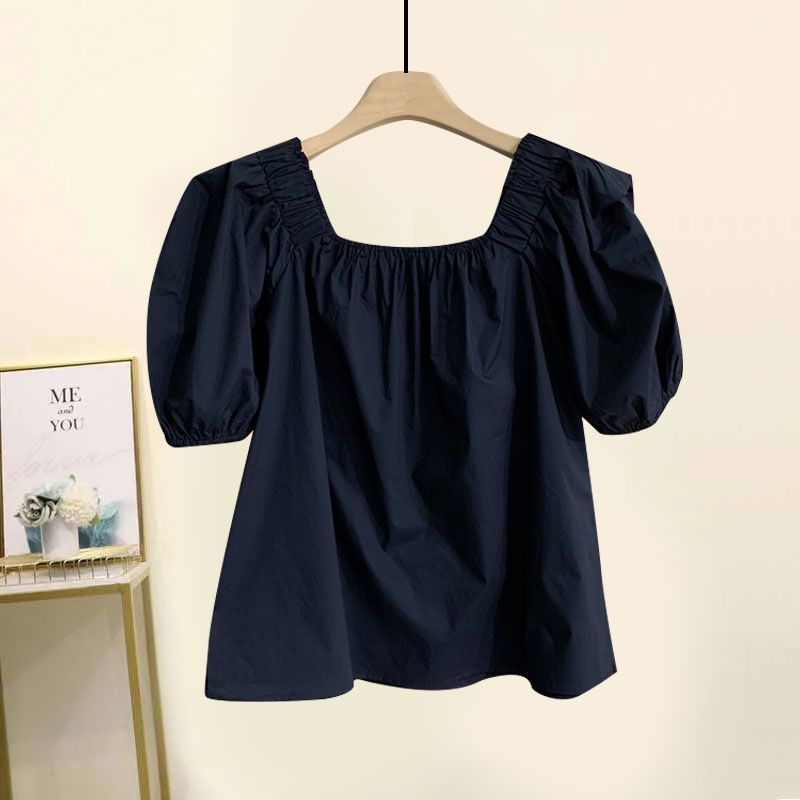 【單件/整套】時尚遮肚娃娃襯衫+休閒顯瘦短褲兩件套裝-Cicichill