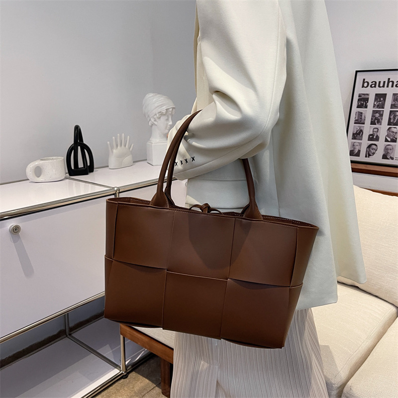 高級感洋氣單肩大容量百搭手提托特包-Cicichill