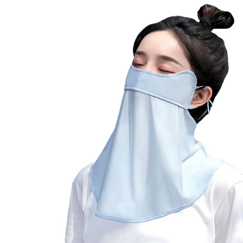 超涼爽全臉防曬防紫外線護脖護眼角遮臉面罩