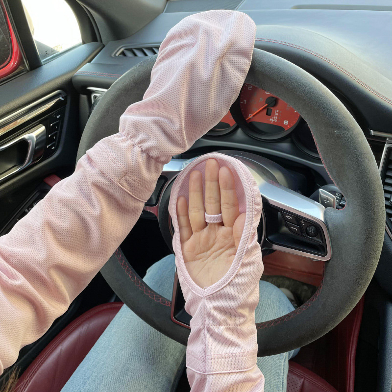 涼爽防曬冰袖手套寬鬆護臂防紫外線冰袖