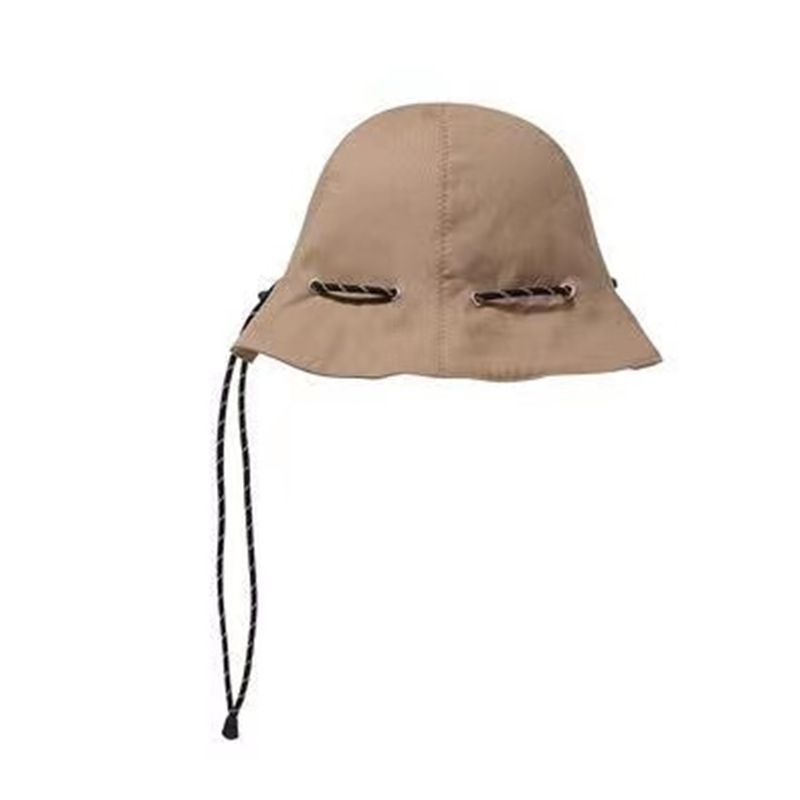 日系防曬抽繩設計兩用可斜挎可折疊漁夫帽-Cicichill