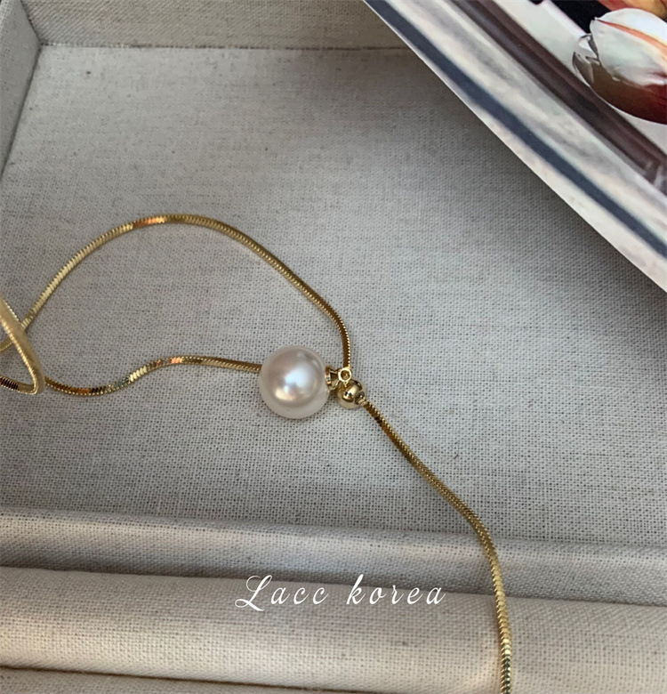 設計師款簡約風高級感可抽拉項鍊短款項鍊-Cicichill