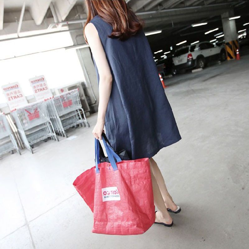 法式簡約寬鬆透氣棉麻中長款無袖a字連身裙-Cicichill