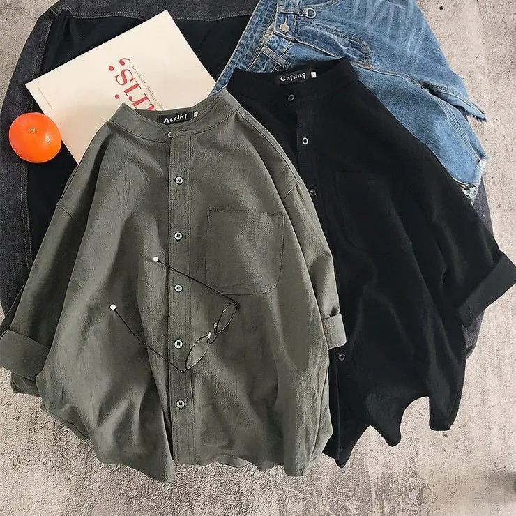 正裝束腰七分袖純色通勤OL修身時尚襯衫