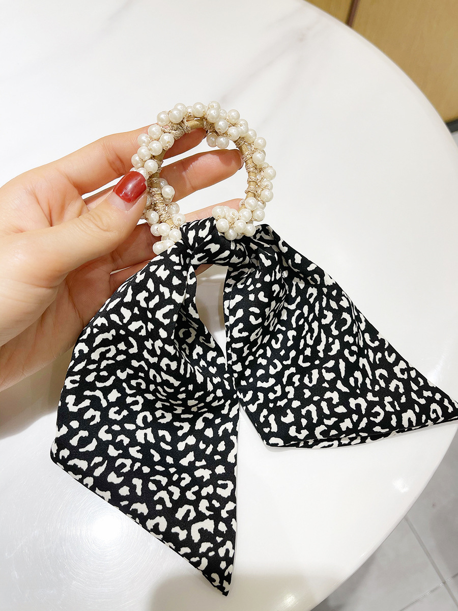 【多色可選】韓國ins風珍珠髮圈甜美頭飾少女絲帶髮繩-Cicichill