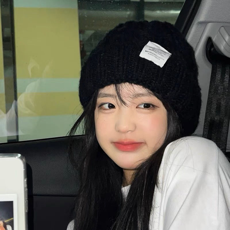 8色ins潮流顯臉小百搭粗針織麻花毛線帽子-Cicichill