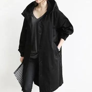 休閒風衣中長款氣質收腰8色長袖外套-Cicichill