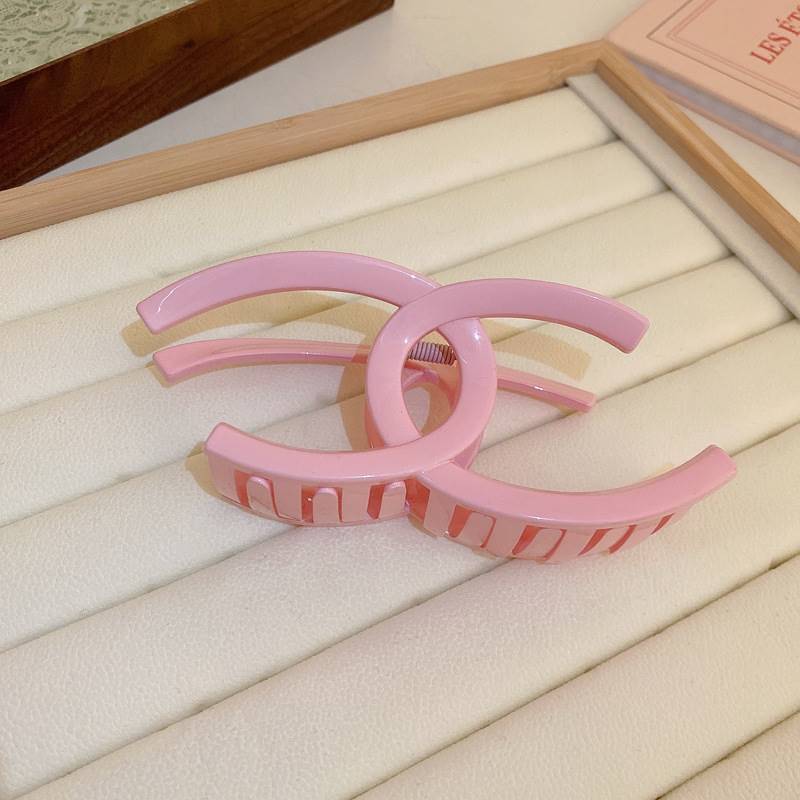 經典百搭高級感簡約髮量多盤髮後腦勺鯊魚夾髮飾