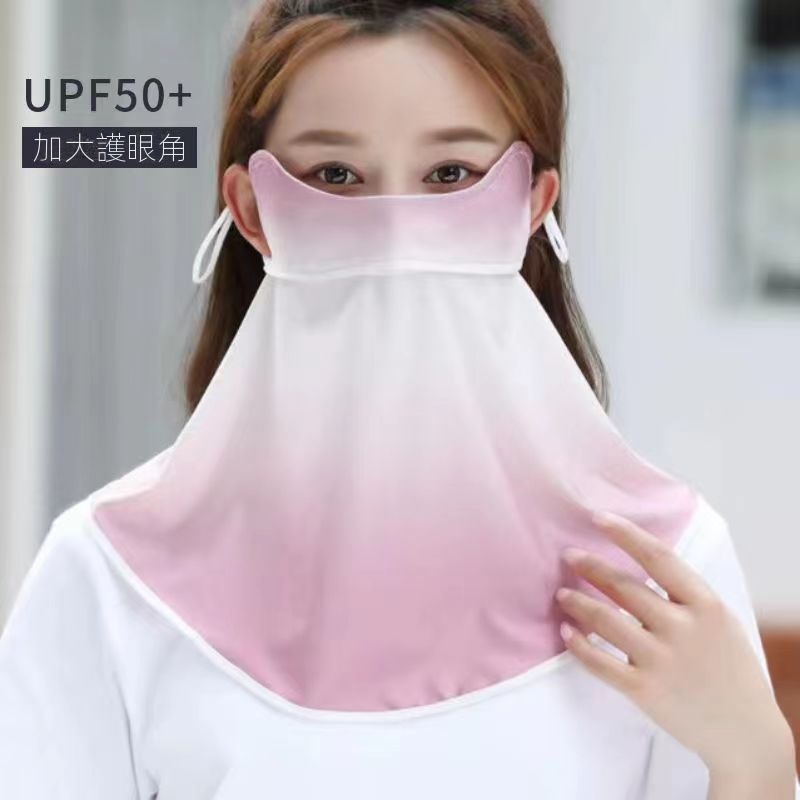超涼爽全臉防曬防紫外線護脖護眼角遮臉面罩