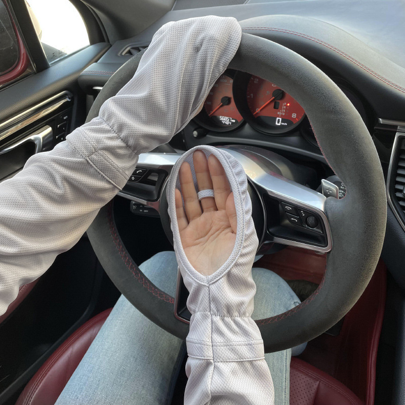 涼爽防曬冰袖手套寬鬆護臂防紫外線冰袖