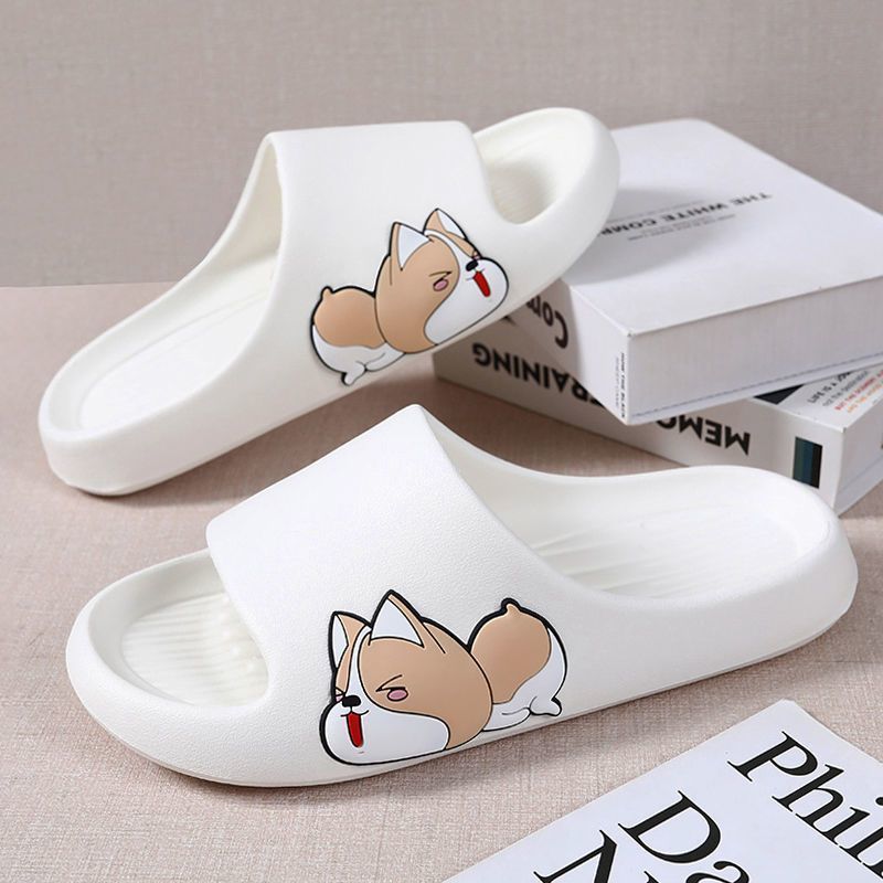 新款夏季外穿軟底防滑一字拖潮流厚底踩屎感網紅涼拖鞋靴