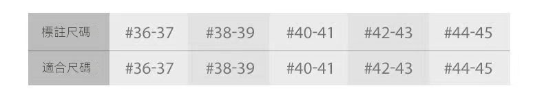 36-45尺寸表