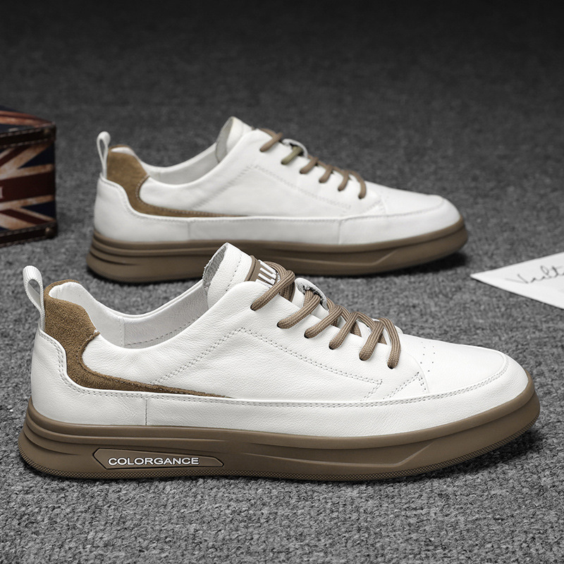 透氣薄款運動平板鞋休閒一腳蹬潮鞋-vivivale