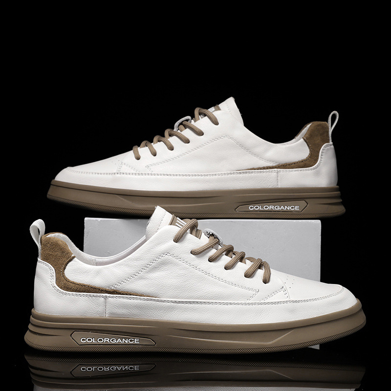 透氣薄款運動平板鞋休閒一腳蹬潮鞋-vivivale