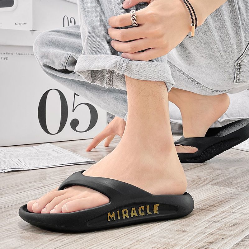 外穿潮流時尚防滑軟底夾腳沙灘人字拖涼拖鞋鞋靴