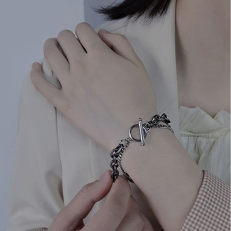 手鍊ins小眾設計手串不掉色可水洗情侶手環