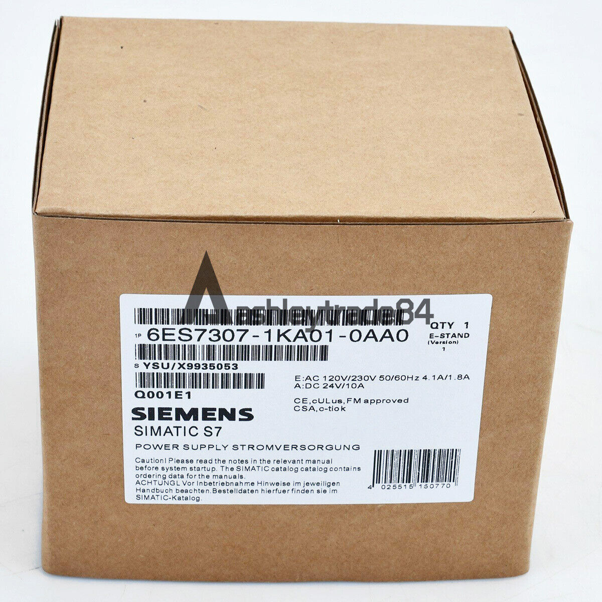 new-1pc-siemens-6es7307-1ka01-0aa0-module-6es7-307-1ka01-0aa0 0