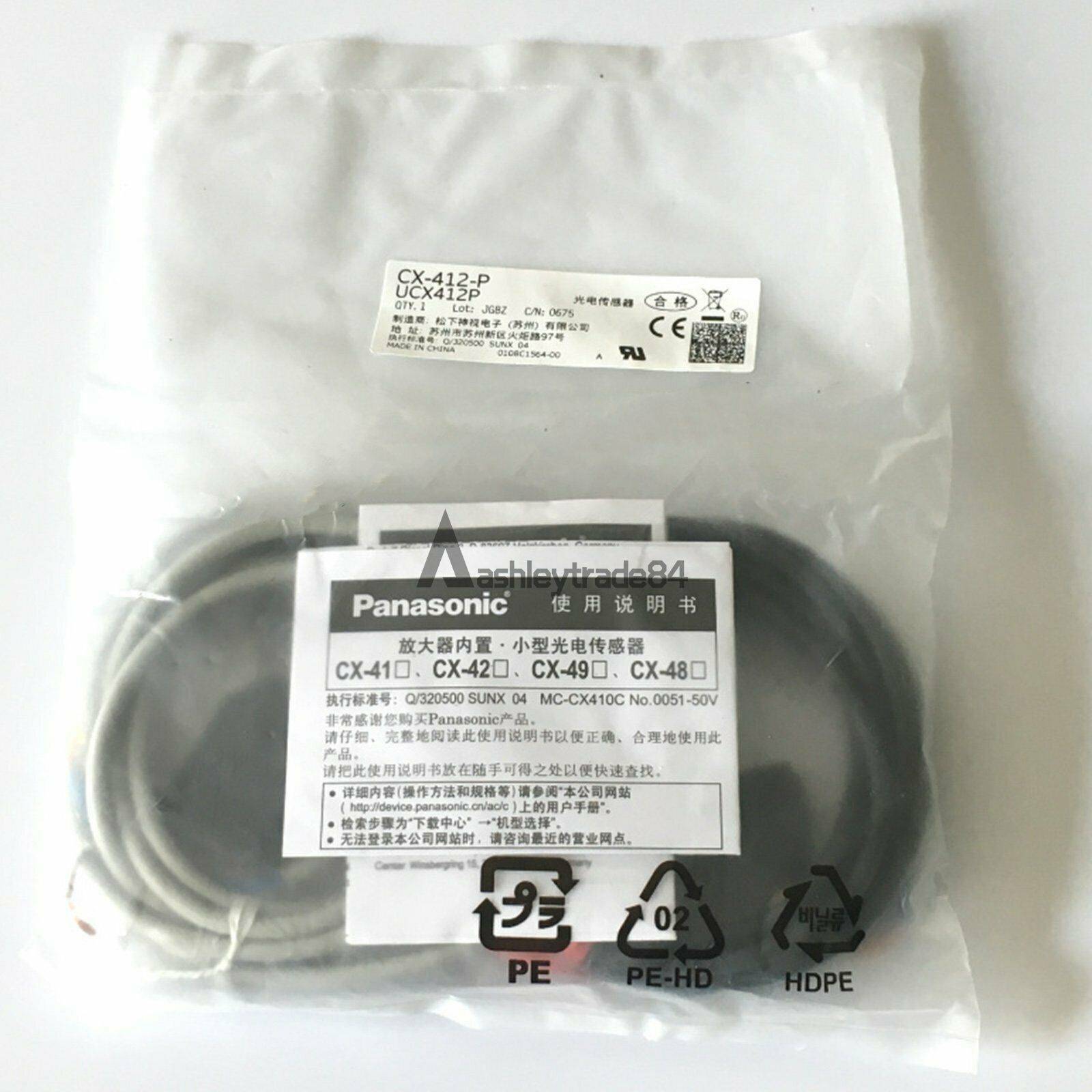 1pcs-new-panasonic-sunx-cx-412-p-photoelectric-sensor 0
