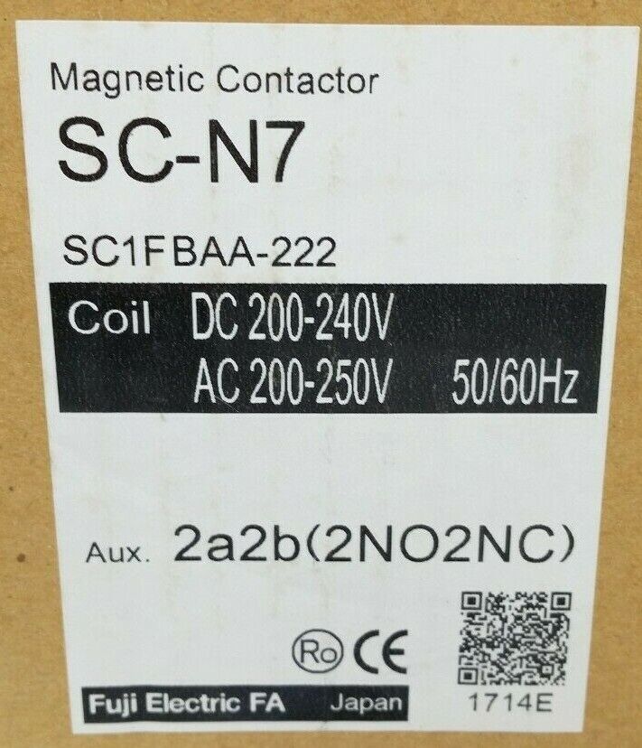 new-fuji-electric-sc-n7-sc1fbaa-222-magnetic-contactor 0