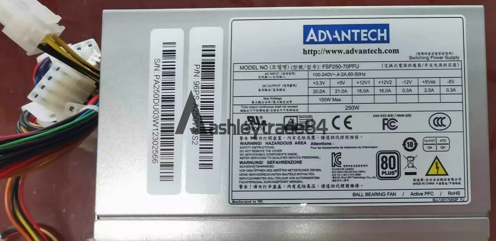 new-1pcs-advantech-fsp250-70pfu-250w-industrial-computer-power-supply 0