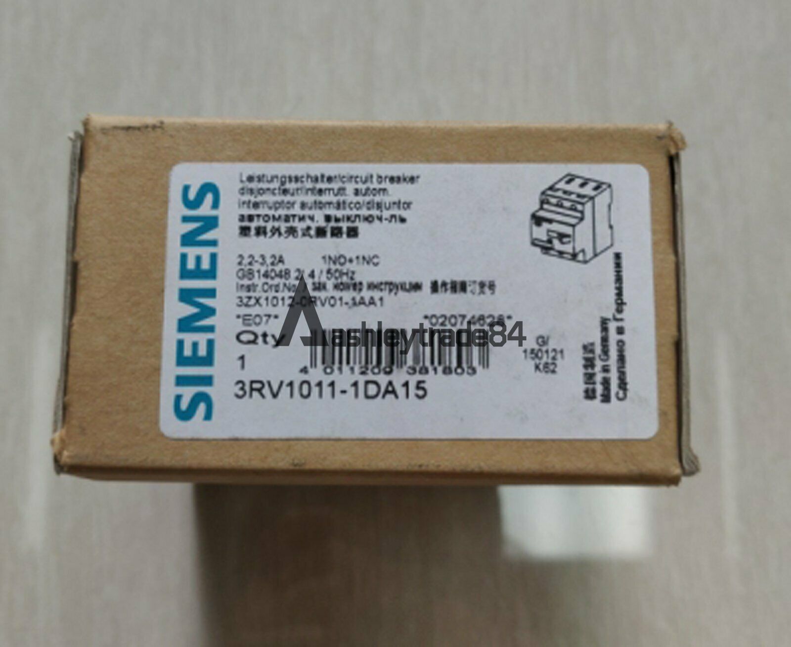 new-1pcs-siemens-breaker-3rv1011-1da15-3rv1-011-1da15 0
