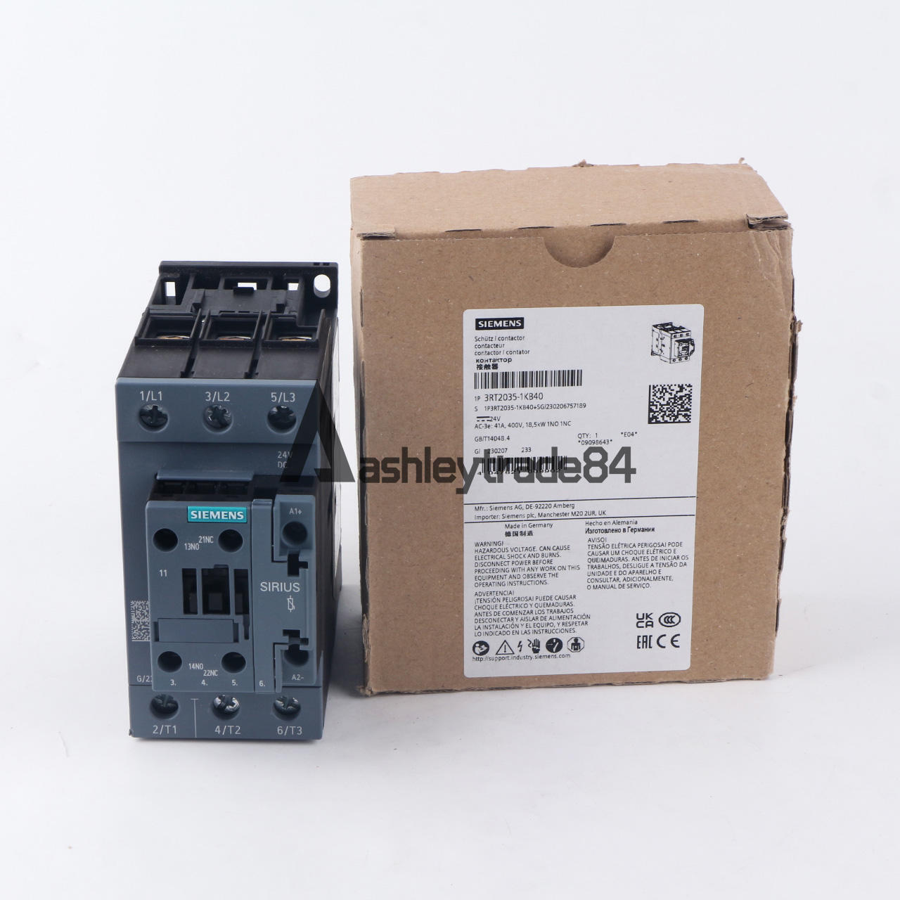 new-1pcs-siemens-3rt2035-1kb40-contactor 0