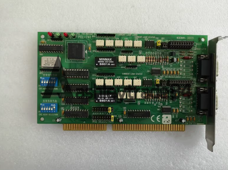 used-1pcs-advantech-pcl-741-rev.a2-rs-232-isa 0