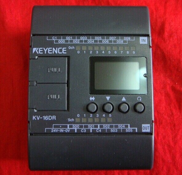 one-used-keyence-plc-kv-16dr-tested 0