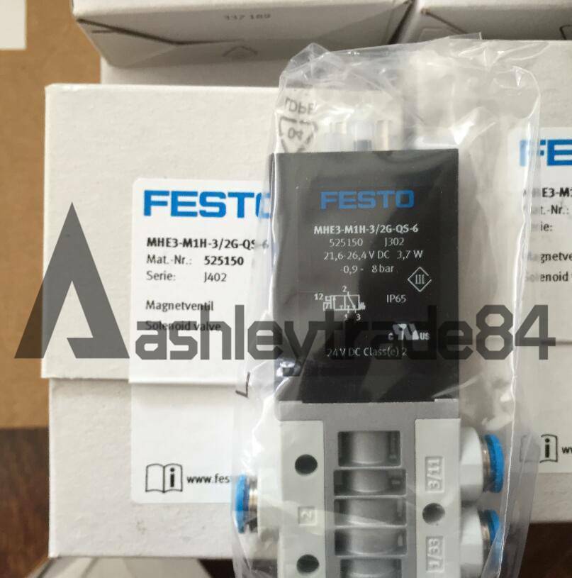 1pc-festo-mhe3-m1h-3-2g-qs-6-525150-solenoid-valve 0