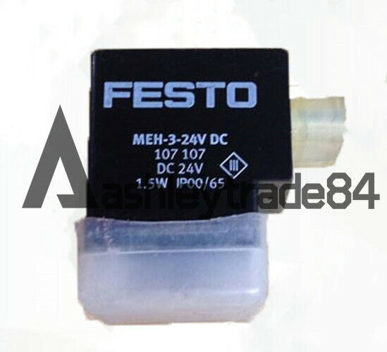 1pc-festo-solenoid-valve-coil-meh-3-24v-dc 0