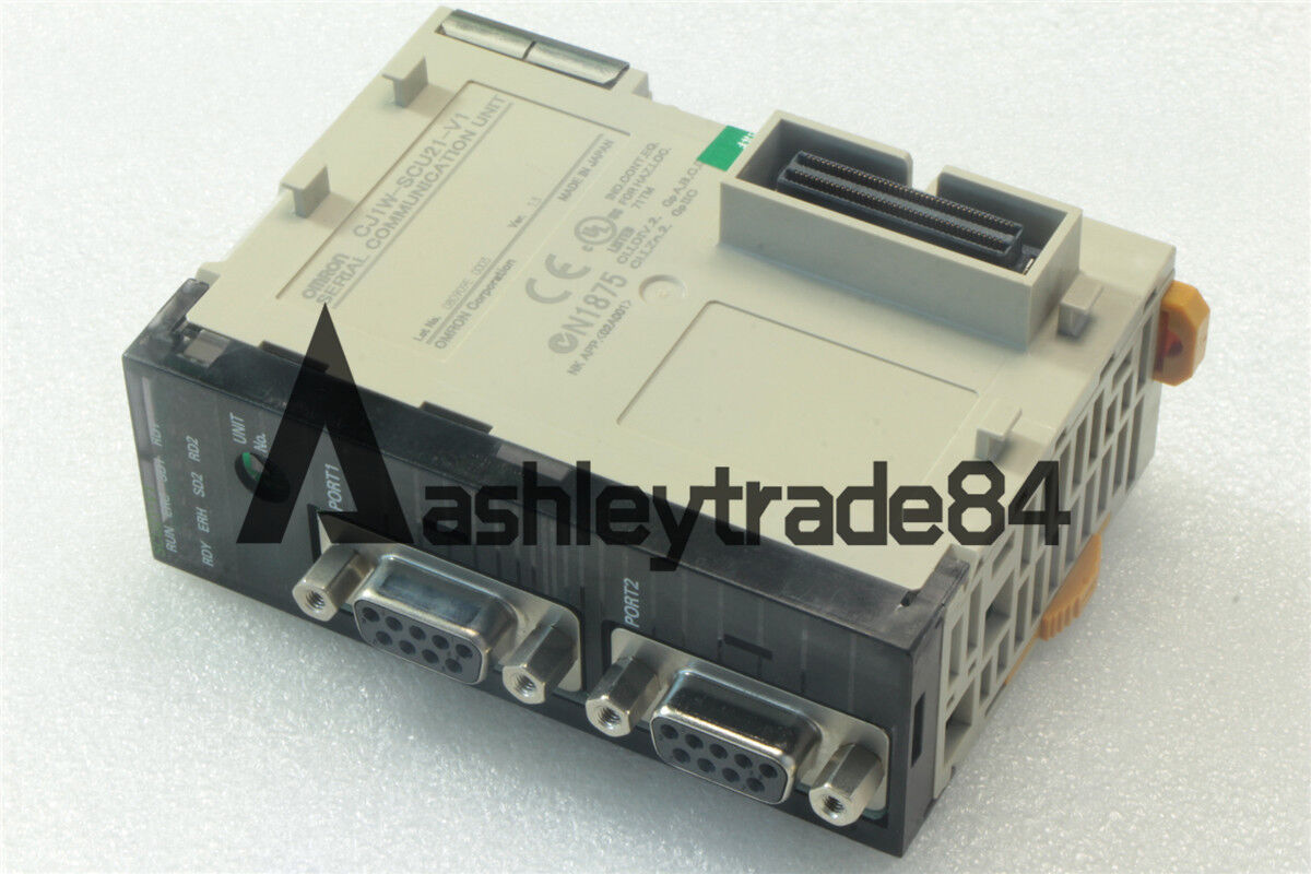 one-used-omron-serial-communication-unit-cj1w-scu21-v1-cj1wscu21v1 0