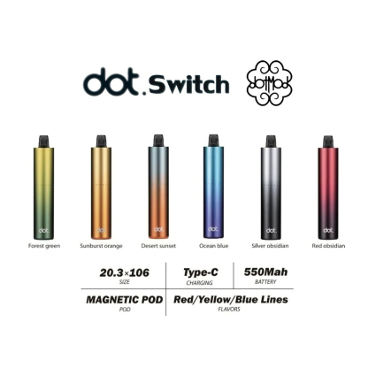 DOTMOD 佩特里 Dot Switch | 換彈式主機 | 單主機 500mAh-蒸汽領域 - 魯米國際有限公司