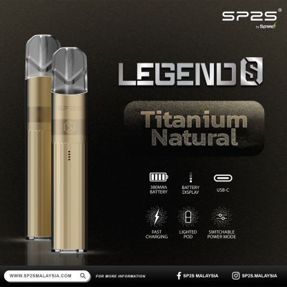 SP2S | SP2S升級版電鍍鈦色主機/通用於一代煙彈-蒸汽領域 - 魯米國際有限公司