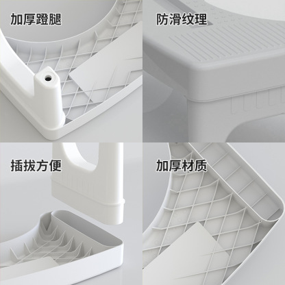 马桶凳脚凳 马桶蹲便蹲坑助力神器厕所卫生间脚踩脚踏坐便凳垫脚凳