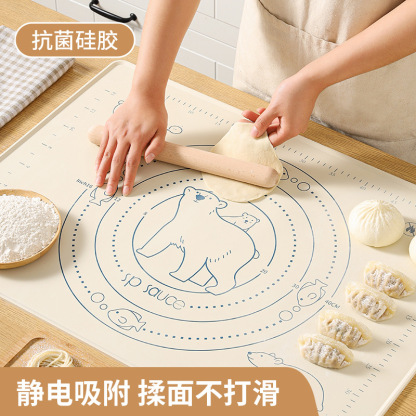 SP SAUCE硅胶揉面垫 擀面垫和面团垫食品级家用不粘大号加厚案板