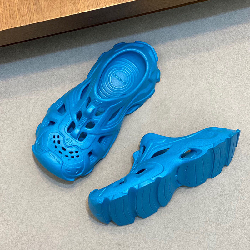 ♦BALENCIAGA♦HDラバーカットアウトスライドサンダル ♢BALENCIAGA♢HDラバーカットアウトスライドサンダル