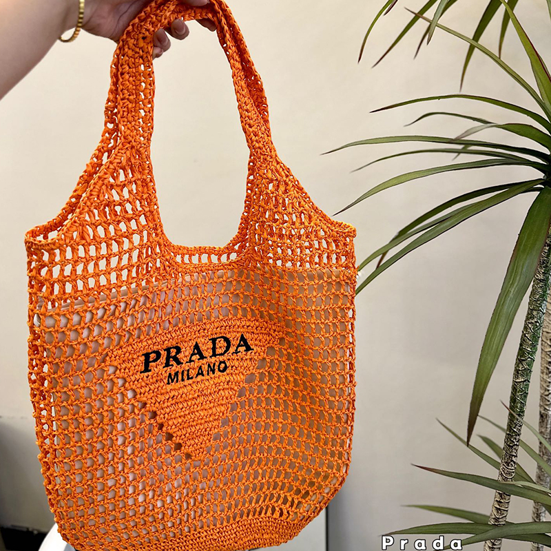 プラダ Prada クロシェ バッグ ハンドバッグ トートバッグ