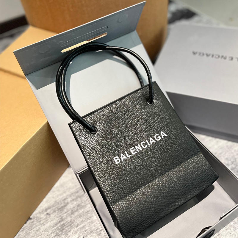 Balenciaga(バレンシアガ)  ロゴ プリント ミニバッグ レディース