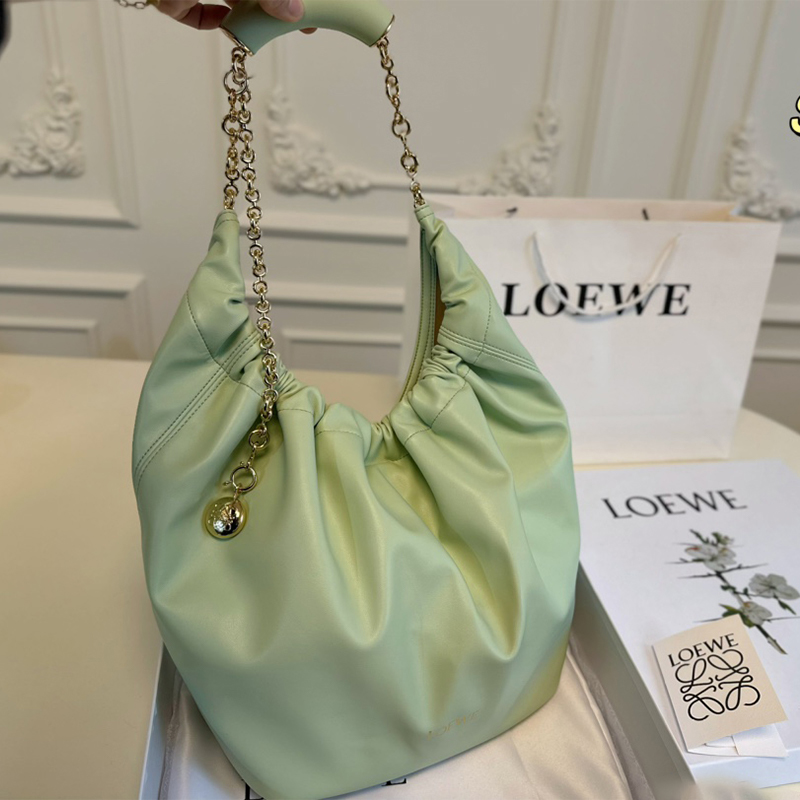 ロエベ (LOEWE) Squeeze ポケットバッグ 脇下バッグ ハンドバッグ レディース